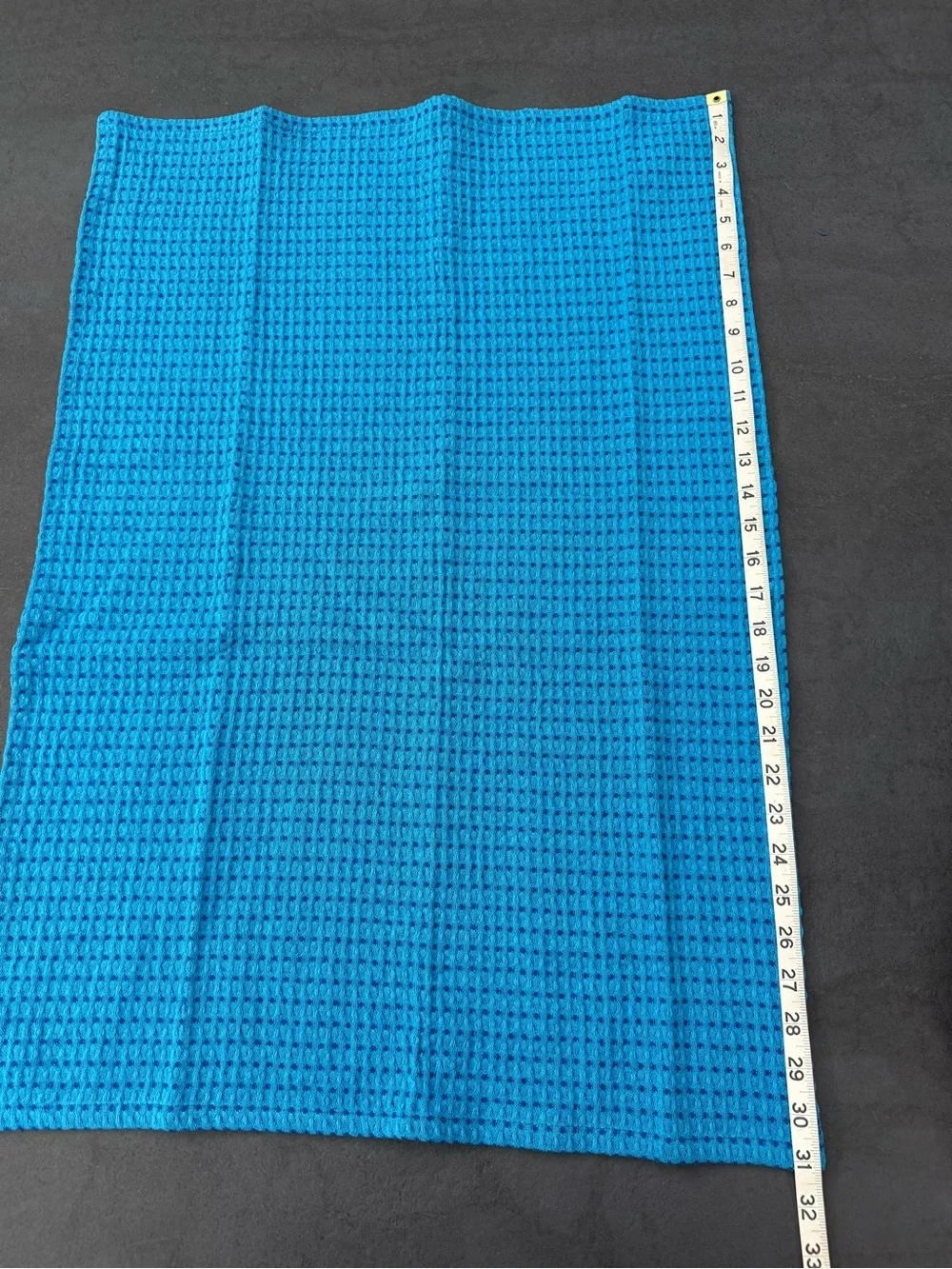 Bright Multicolor Waffle Weave Kitchen Towels - Blue, Green, Yellow, Orange, Red